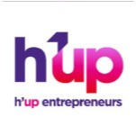 H’up accompagne les entrepreneurs en situation de handicap, TIH, pour le succès de leur entreprise, avec une équipe de 450 bén LOGO H'UP ENTREPRENEURS